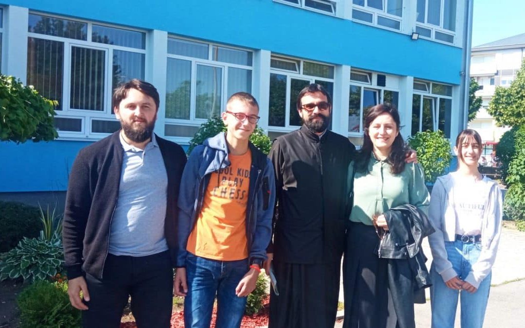 Урош Радић, заузео друго мјесто,  на Републичком такмичењу из Православне вјеронауке
