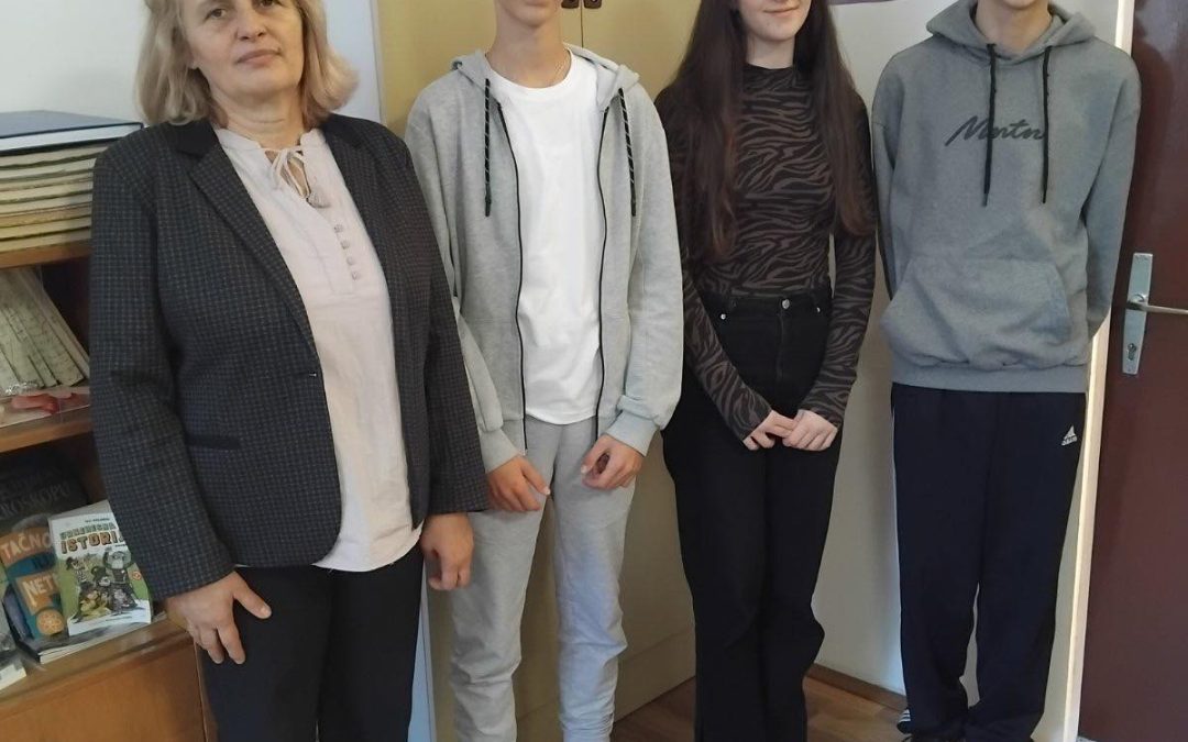 У суботу, 5. априла, у нашој школи је одржано онлајн такмичење Међународног квиза „Немањићи“.